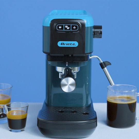 Ariete 1399/18 Μηχανή Espresso 1300W Πίεσης 15bar Μπλε