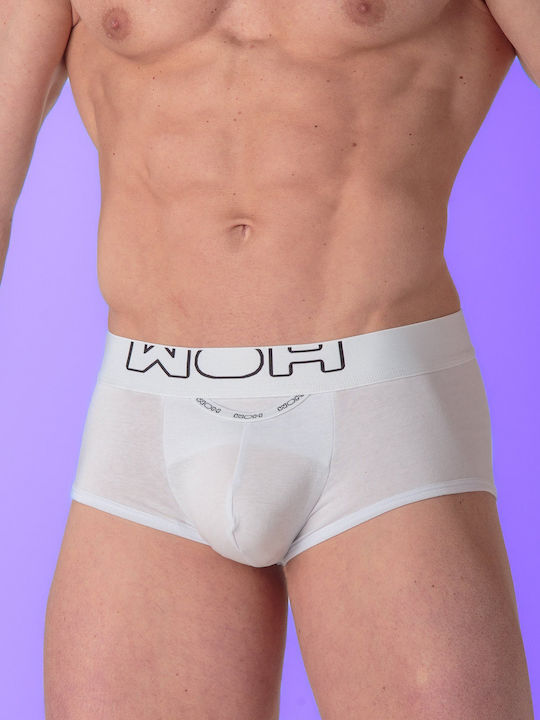Slipuri pentru bărbați White 1Pachet