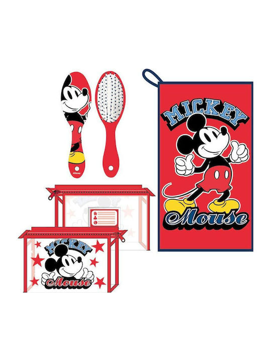 Toilet Bag Accessories Mickey Mouse Red 23 X 15 X 8 Cm