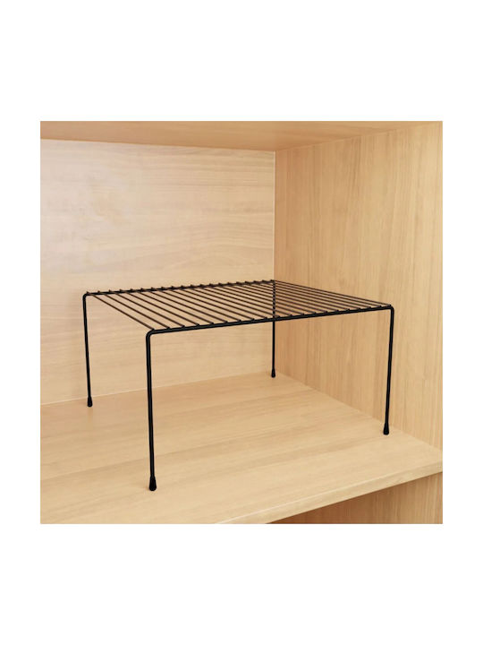 Femmit Metall Küchenorganizer Ständer 28x30x14 cm Schwarz