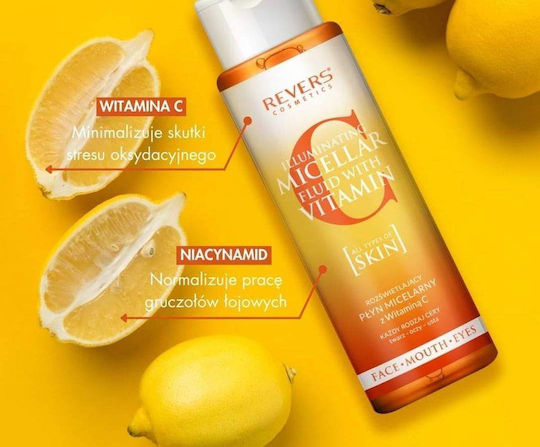 Revers Cosmetics Illuminating Micellar Eye Makeup Remover for Oil Control and Antioxidant Action