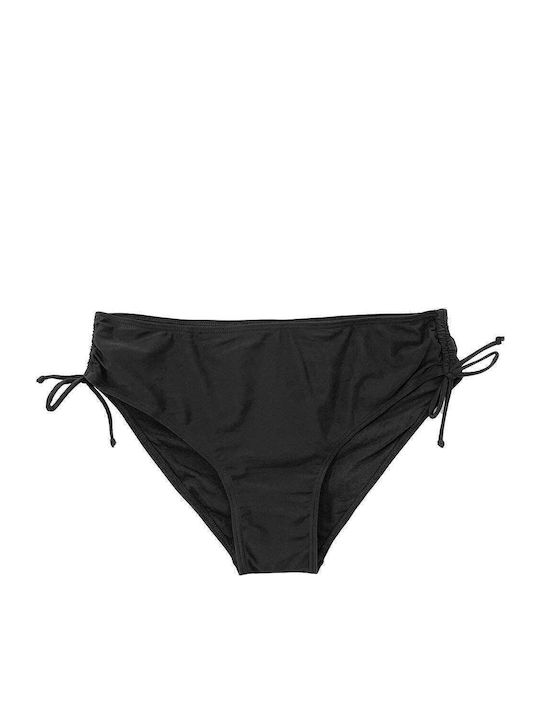 Set Bikini με Αφαιρούμενη Ενίσχυση Ψηλόμεσο Μαυρο
