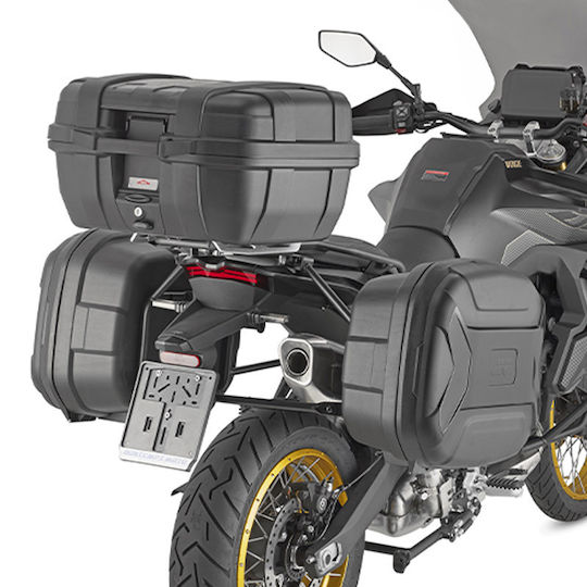 Givi Trekker Monokey Σετ Πλαϊνές Βαλίτσες Μοτοσυκλέτας 35lt σε Μαύρο Χρώμα