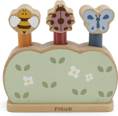 Viga Toys Spiel mit Hammer Toy Polarb aus Holz für 18++ Monate