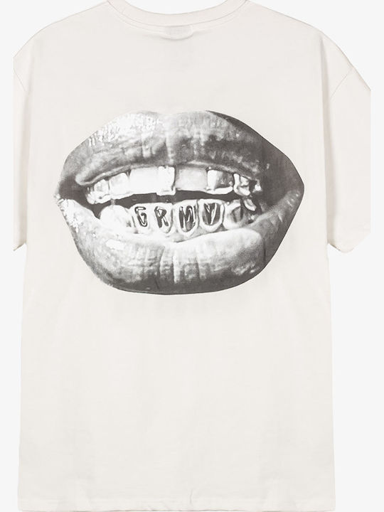 T-shirt Εκρού