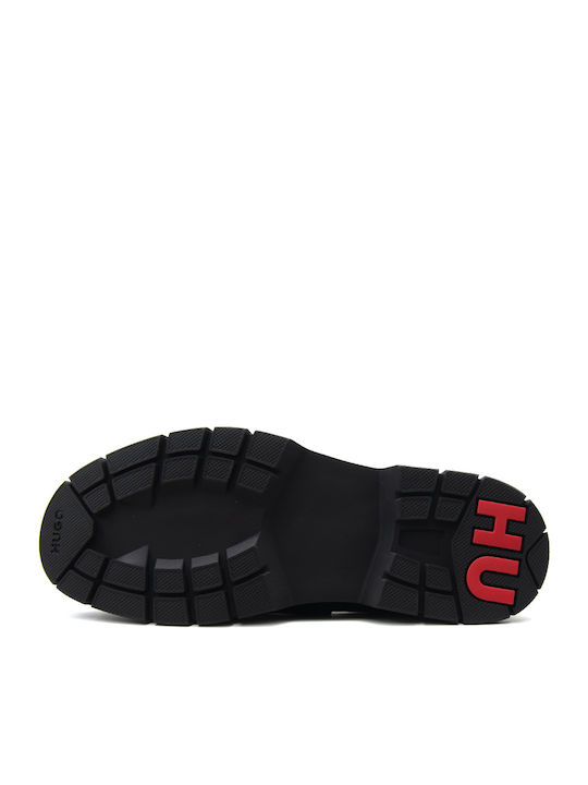 Suede Ανδρικά Loafers σε Μαύρο Χρώμα
