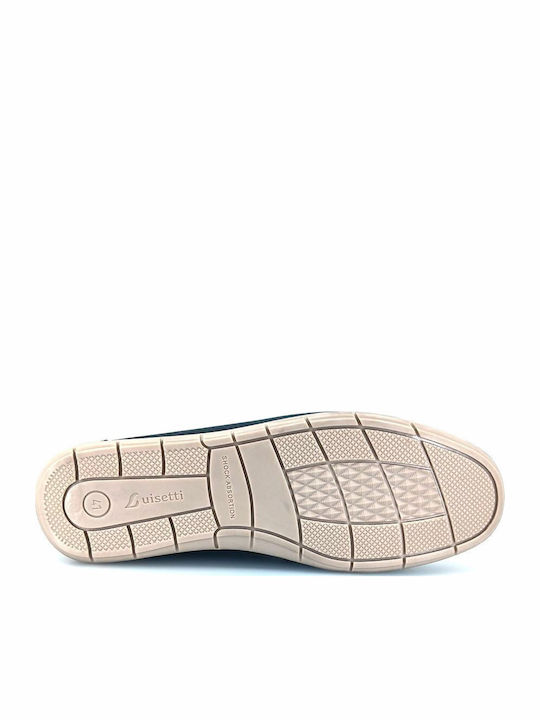 Δερμάτινα Ανδρικά Boat Shoes σε Μπλε Χρώμα