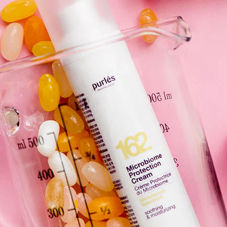 Purlés 162 Microbiome Protection Rich Cremă de Față Hidratare și Reconstrucție cu Ulei de Argan și Prebiotice 50ml