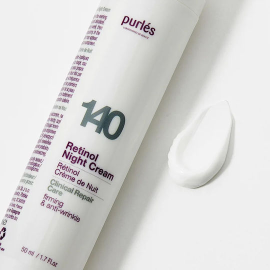 Purlés 140 Retinol Cremă de Față de Noapte pentru Hidratare și Strălucire cu Retinol 50ml