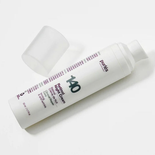 Purlés 140 Retinol Cremă de Față de Noapte pentru Hidratare și Strălucire cu Retinol 50ml