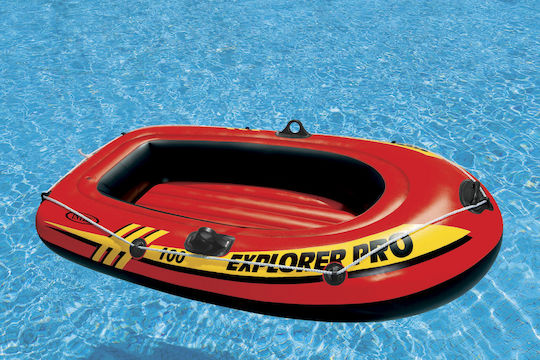 Intex Explorer Pro 100 Inflatable Boat for 1 Person Red 160x94cm
