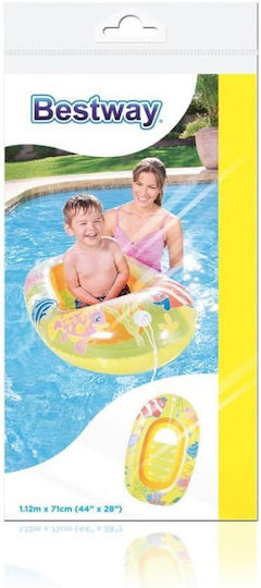 Bestway Children's Inflatable Boat Light Blue 112x71cm