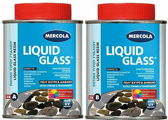 Mercola Liquid Glass Colour Base Ρητίνη Δύο Συστατικών 3kg