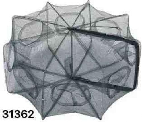 Foldable Fish Trap with 6 Entries Diameter 80cm M80cm