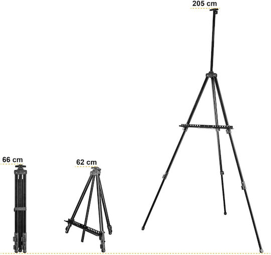 Walimex Cavalet de Pictură Aluminiu Easel 66cm. cu Husă de Transport