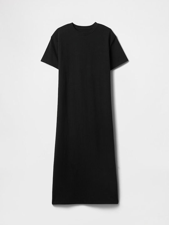Sommer Midi Damenkleid Gestrickt True Black