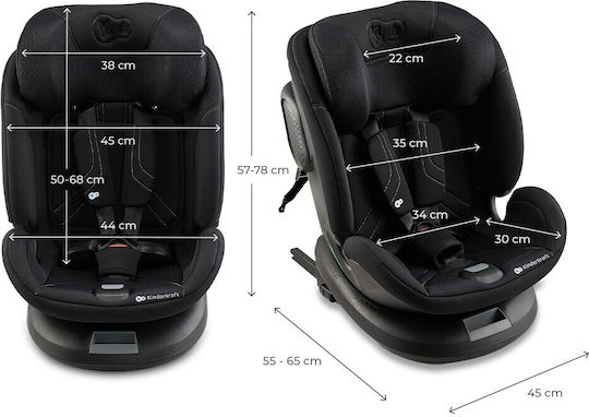 Kinderkraft Xpedition 3 Autositz i-Size mit Isofix Black