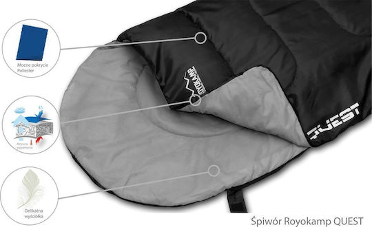 Royokamp Sleeping Bag Μονό Καλοκαιρινό Quest Black