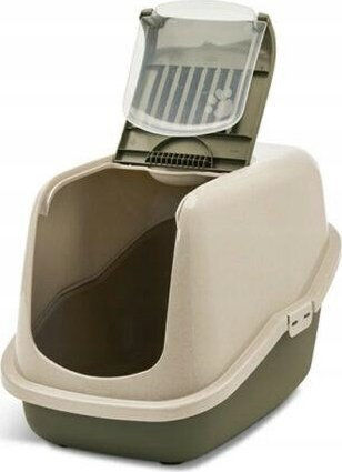 Savic Cat Toilet Closed Gray L56 x W39 x H38.5cm