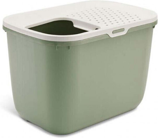 Savic Hop-in Katzentoilette Geschlossen Grün L25 x B39 x H39cm