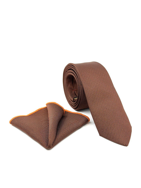 Legend Accessories Men's Tie Set Printed in Red Color