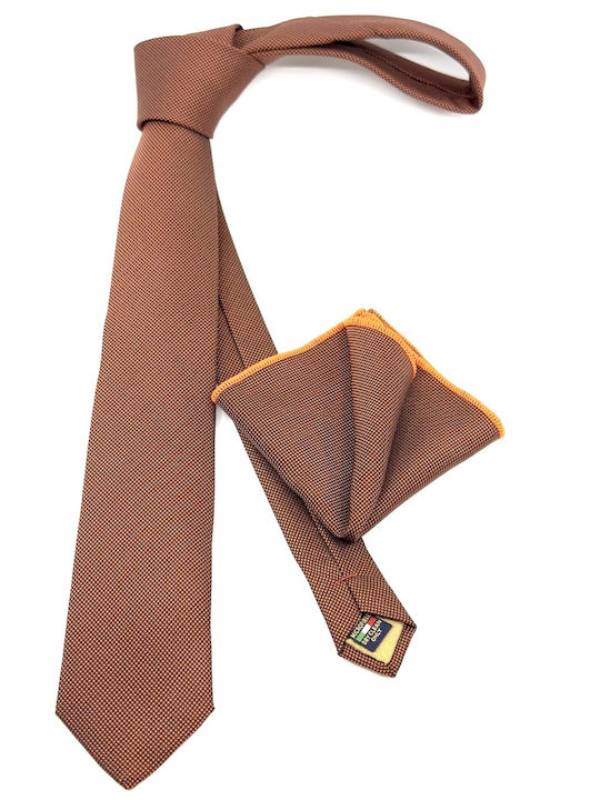 Legend Accessories Men's Tie Set Printed in Red Color