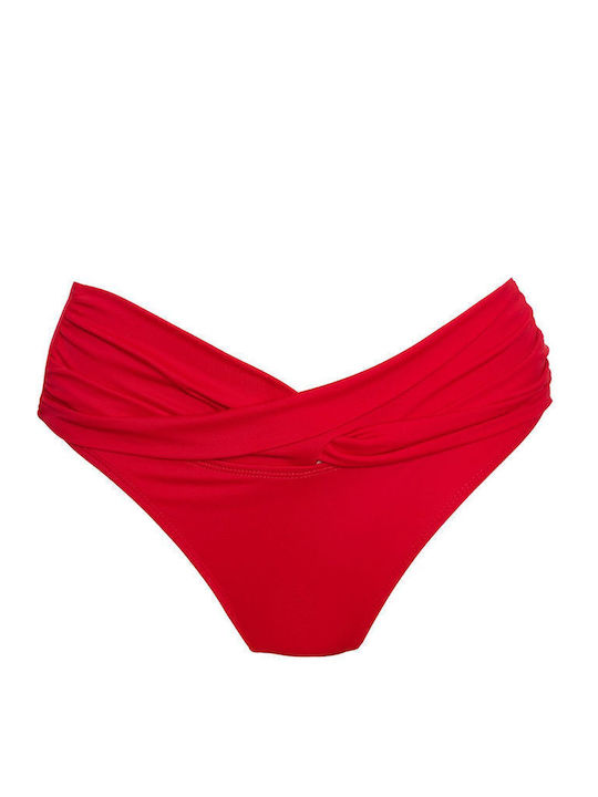 Bikini Slip High Waist Red