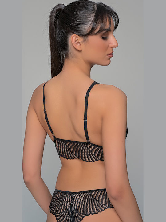 Milena by Paris Bralette Σουτιέν Μαύρο