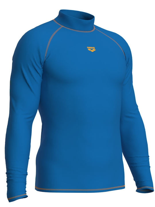 Arena Men's Long Sleeve Sun Protection Shirt Blue