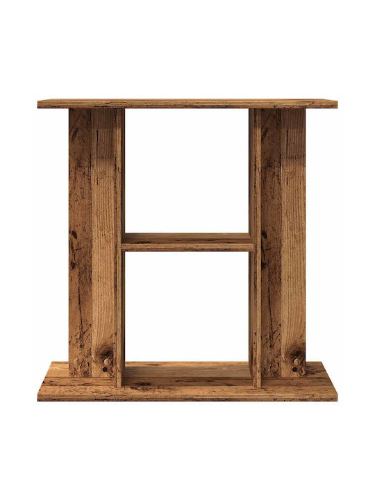 Vidaxl Aquarium Stand Old Wood Look 60x30x60 cm Processed Wood Brown
