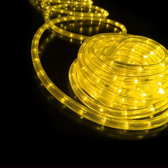 Christmas Light Tube Yellow Two-channel 220V 1296 Light Bulbs 36m IP20