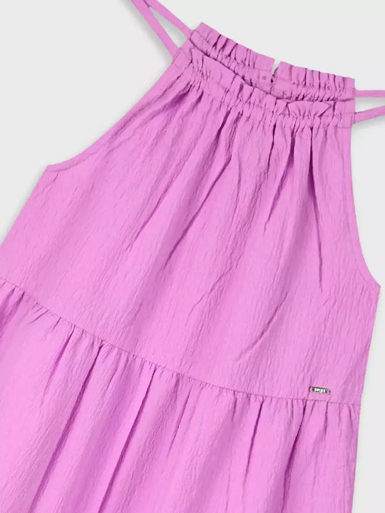 Kinderkleid Ärmellos Purple