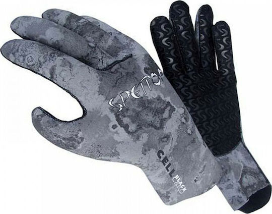 Spetton Black Camo Gloves Diving 2mm