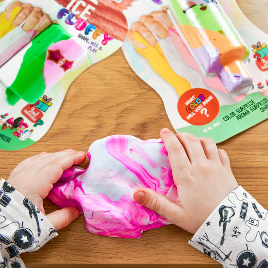 Überraschungsschleim 3-in-1 Weicher Schaum Verschiedene Farben Düfte 110ml 80127