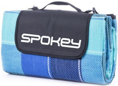 Spokey Одеяло За Пикник Синьо Каре 150x180см В Син Цвят