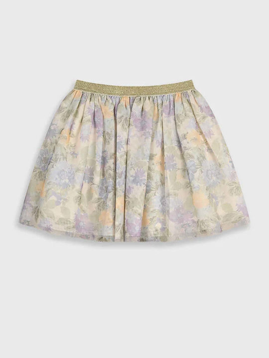 Kids' Tulle Tutu Skirt Floral Multicolored