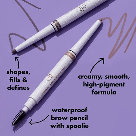 e.l.f Cosmetics Αδιάβροχο Μολύβι για Φρύδια Grey 0.24gr