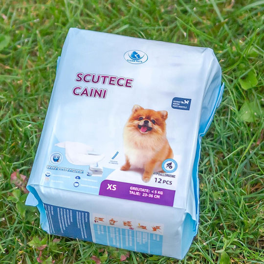 Clean Pets Schimb de scutece pentru câini Mici / Foarte mic 12buc