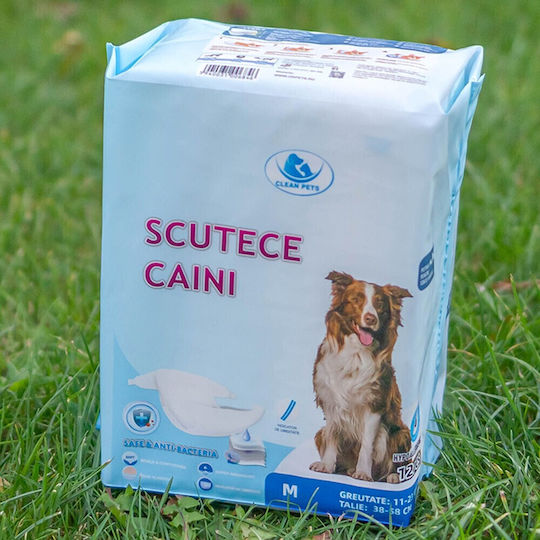 Clean Pets Schimb de scutece pentru câini 12buc