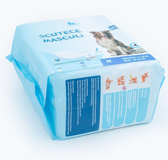 Clean Pets Schimb de scutece pentru câini Mediu 12buc