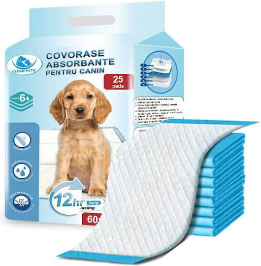 Clean Pets Pampers pentru câini 60x60cm 25buc