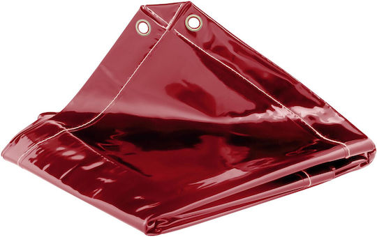 Welding Protective Screen Curtain 239 X 175 Cm Red