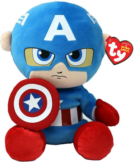 Plus Ty 15cm Beanie Babies Weiches Marvel Captain America