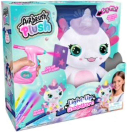 Canal Toys Airbrush Plush Axolotlcorn Light Up Ctair049