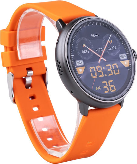 Vivax Life PRO2 Aluminium Smartwatch με Παλμογράφο (Πορτοκαλί)