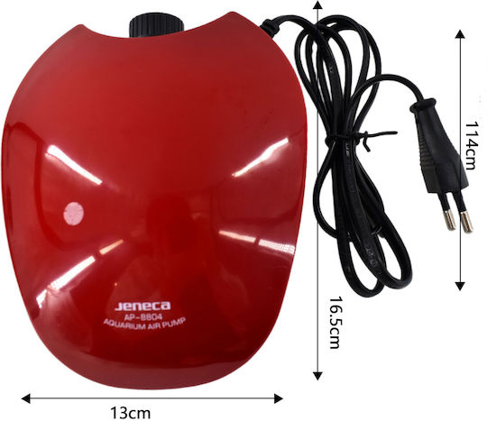Jeneca Aquarium Air Pump with Maximum Air Flow Speed 126lt/h
