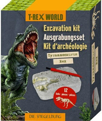 Die Spiegelburg Excavation Kit Tyrannosaurus T-Rex World Educational Game Dinosaur Excavation for 6+ years old Years Old