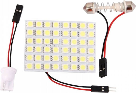 Raistar Λάμπα Αυτοκινήτου T10 / C5W LED 6000K Ψυχρό Λευκό 12V
