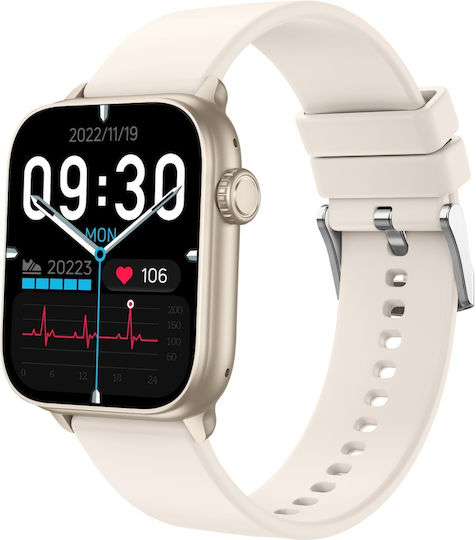 Vivax Life FIT3 Aluminiu Smartwatch (Bej)