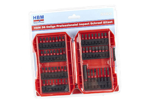 Σετ Μύτες Impact 56 Τμχ Hbm